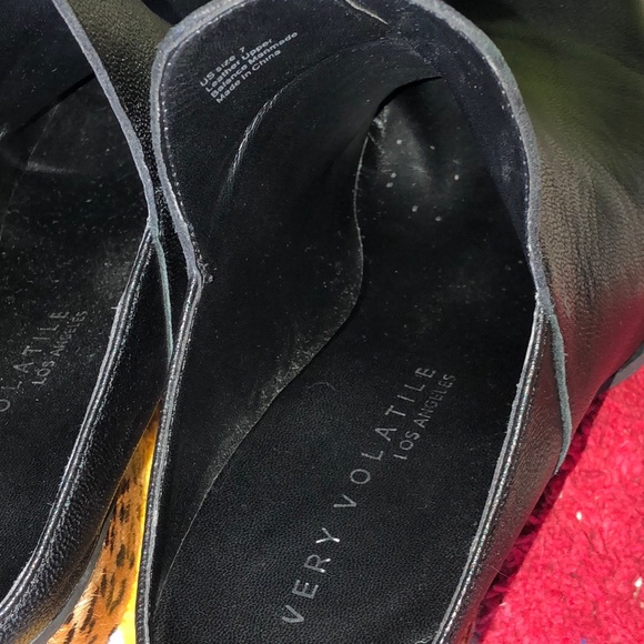 🌴Very  Volatile Chica Mule Leather Bootie - Picture 6 of 8